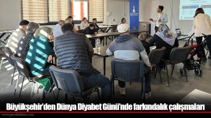 Büyükşehir’den Dünya Diyabet Günü’nde farkındalık çalışmaları