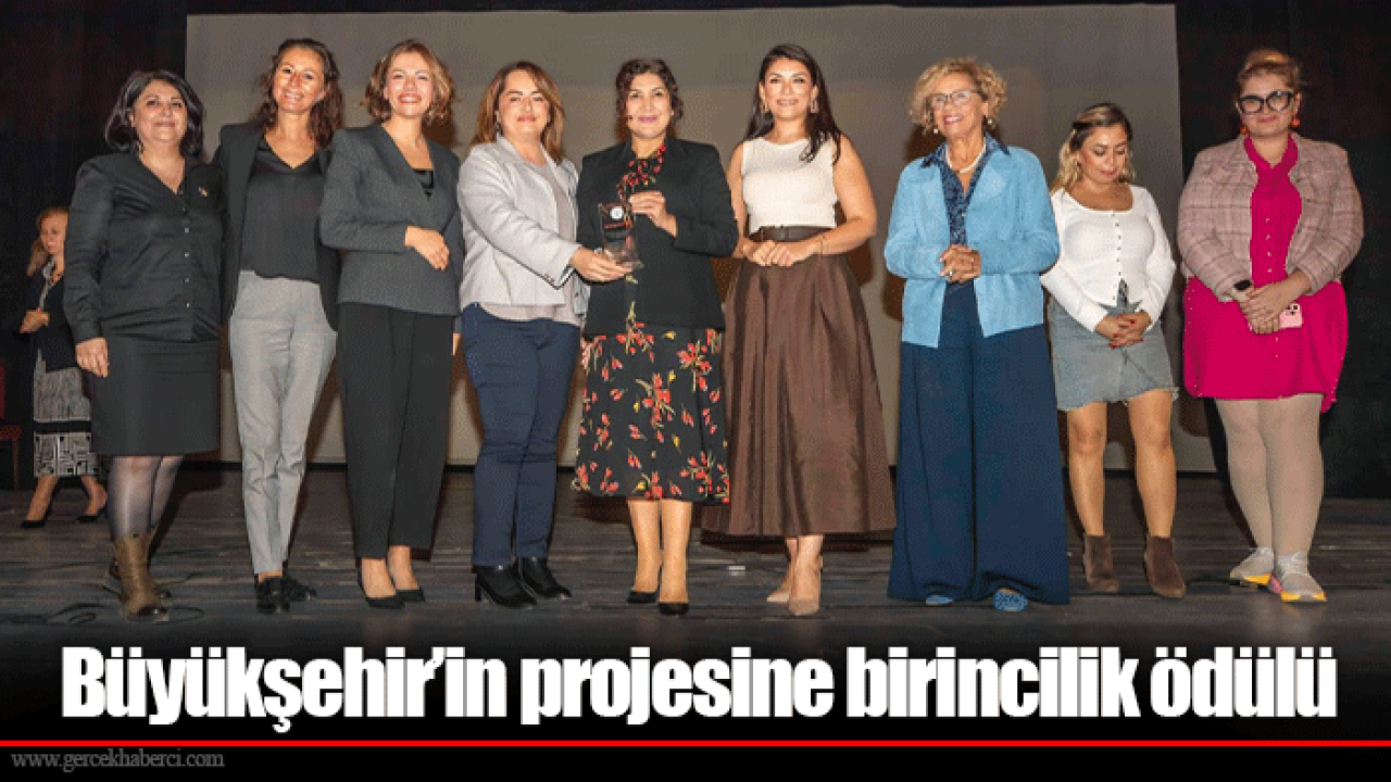 Büyükşehir’in projesine birincilik ödülü