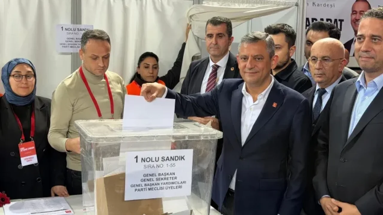 CHP&#039;nin olağan kurultayı&#039;nda pm ve ydk seçimleri tamamlandı