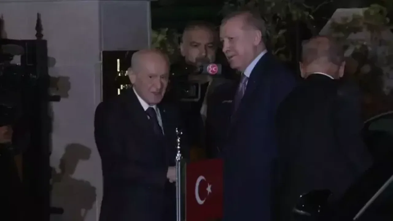 Erdoğan ve Bahçeli arasındaki görüşme başladı
