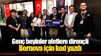 Genç beyinler afetlere dirençli Bornova için kod yazdı