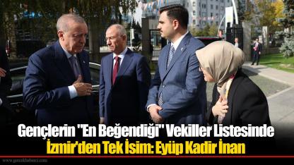 Gençlerin "En Beğendiği" Vekiller Listesinde İzmir'den Tek İsim: Eyüp Kadir İnan