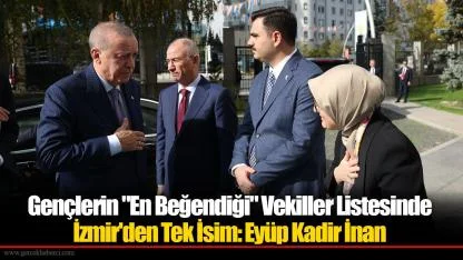 Gençlerin "En Beğendiği" Vekiller Listesinde İzmir'den Tek İsim: Eyüp Kadir İnan