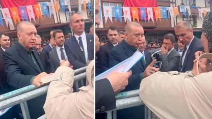 Görüntüler 1 ay sonra ortaya çıktı! Erdoğan'dan atanamayan öğretmenlere: 'Yalan konuşuyorsun!'