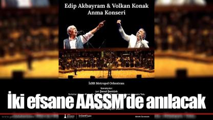İki efsane AASSM’de anılacak