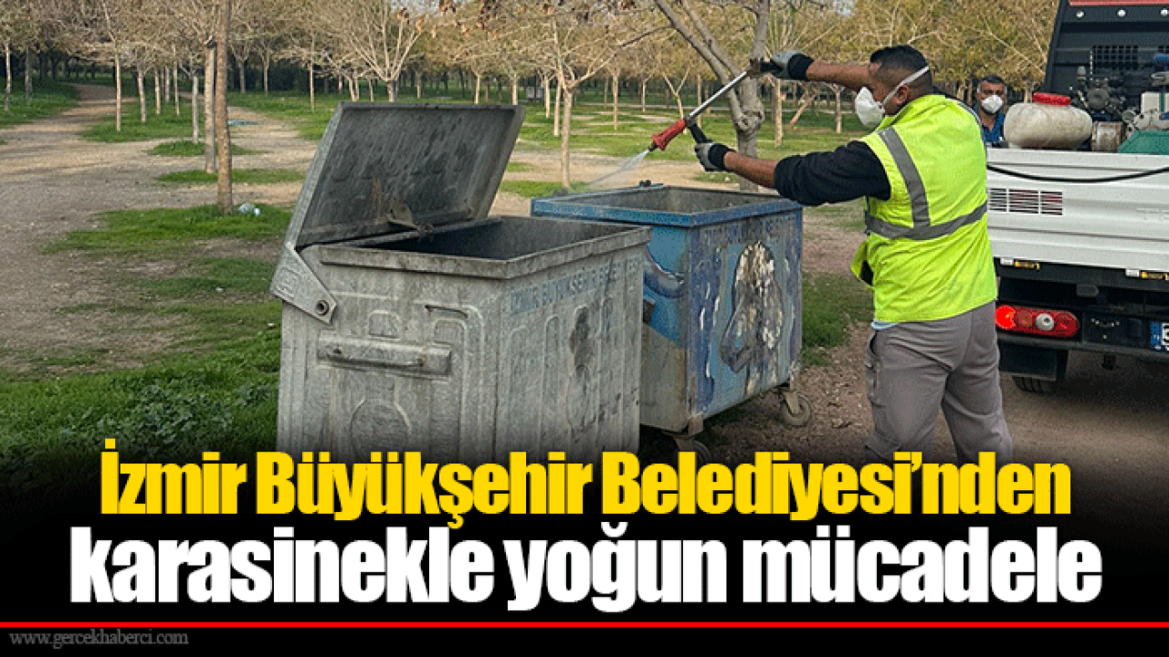 İzmir Büyükşehir Belediyesi’nden karasinekle yoğun mücadele