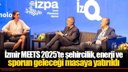 İzmir MEETS 2025’te şehircilik, enerji ve sporun geleceği masaya yatırıldı