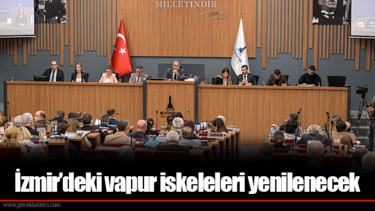 İzmir’deki vapur iskeleleri yenilenecek