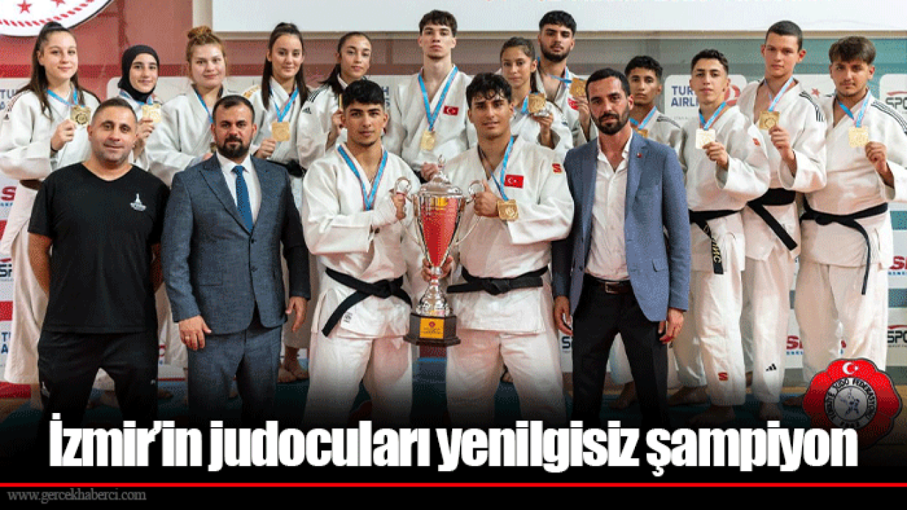 İzmir’in judocuları yenilgisiz şampiyon