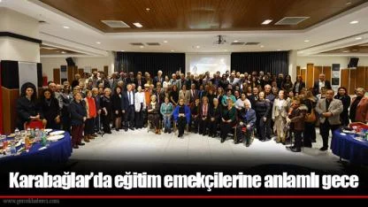 Karabağlar'da eğitim emekçilerine anlamlı gece