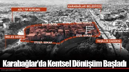 Karabağlar’da Kentsel Dönüşüm Başladı