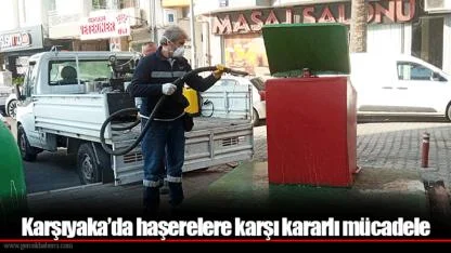Karşıyaka’da haşerelere karşı kararlı mücadele
