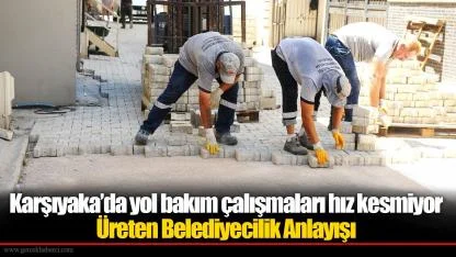 Karşıyaka’da yol bakım çalışmaları hız kesmiyor