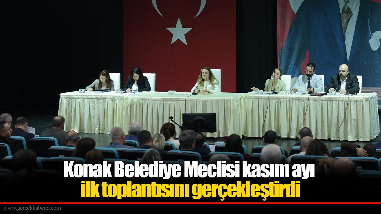 Konak Belediye Meclisi kasım ayı ilk toplantısını gerçekleştirdi
