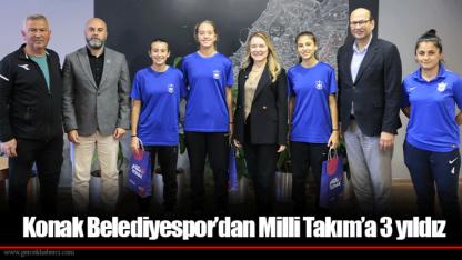 Konak Belediyespor’dan Milli Takım’a 3 yıldız