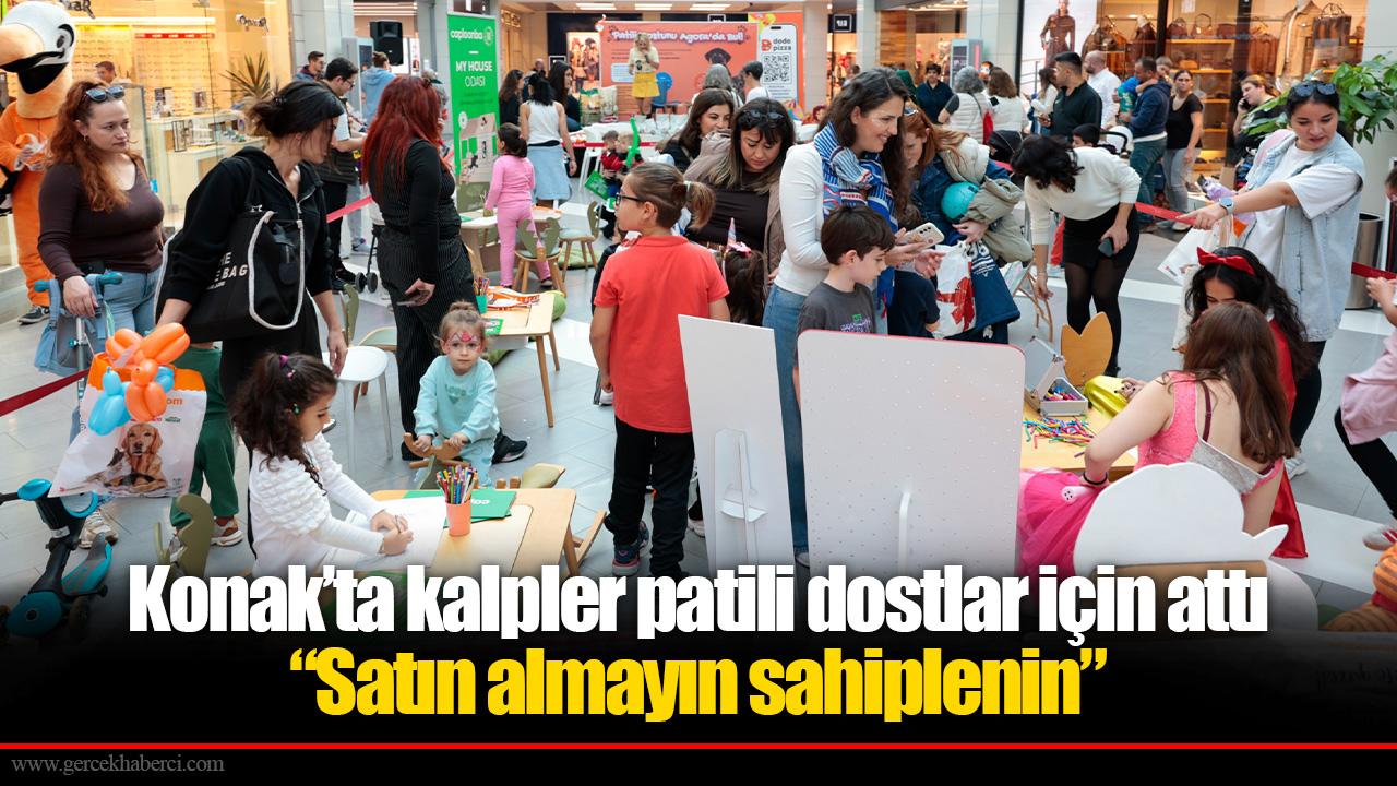 Konak’ta kalpler patili dostlar için attı