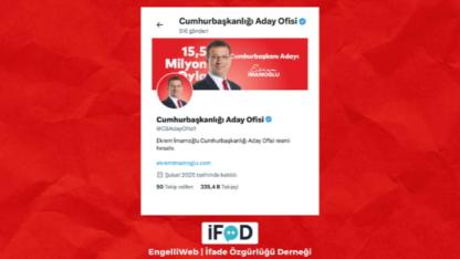 Kullanıcı adı değiştirilmişti: İmamoğlu'nun X hesabı için bir erişim engeli daha