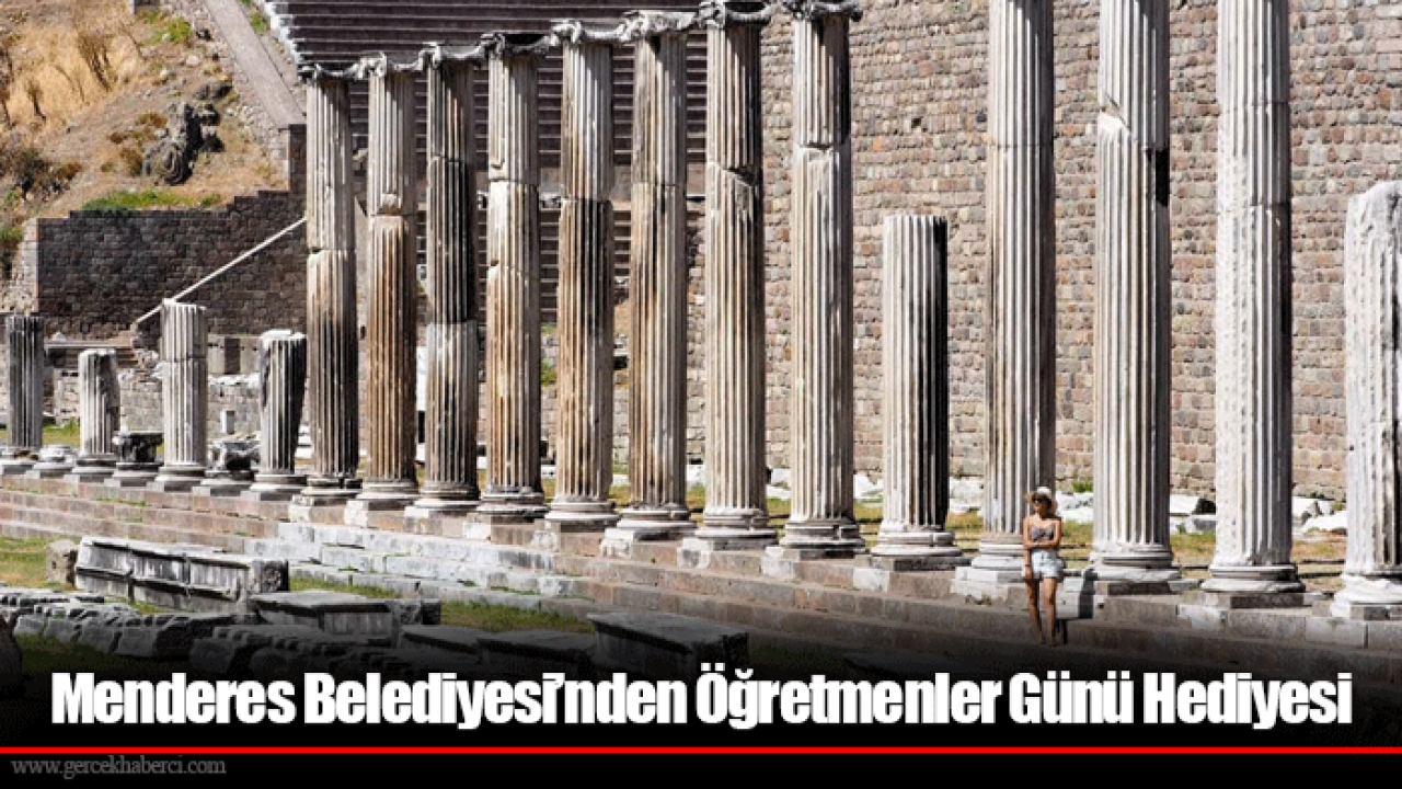 Menderes Belediyesi’nden Öğretmenler Günü Hediyesi