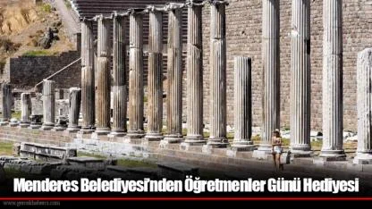 Menderes Belediyesi’nden Öğretmenler Günü Hediyesi
