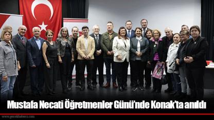 Mustafa Necati Öğretmenler Günü’nde Konak’ta anıldı