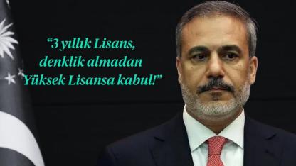 Namık Tan çelişkileri ortaya çıkardı: Hakan Fidan'ın diplomasıyla ilgili soru önergesine YÖK'ten itiraf gibi yanıt!