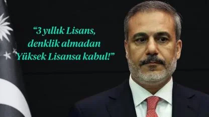 Namık Tan çelişkileri ortaya çıkardı: Hakan Fidan'ın diplomasıyla ilgili soru önergesine YÖK'ten itiraf gibi yanıt!