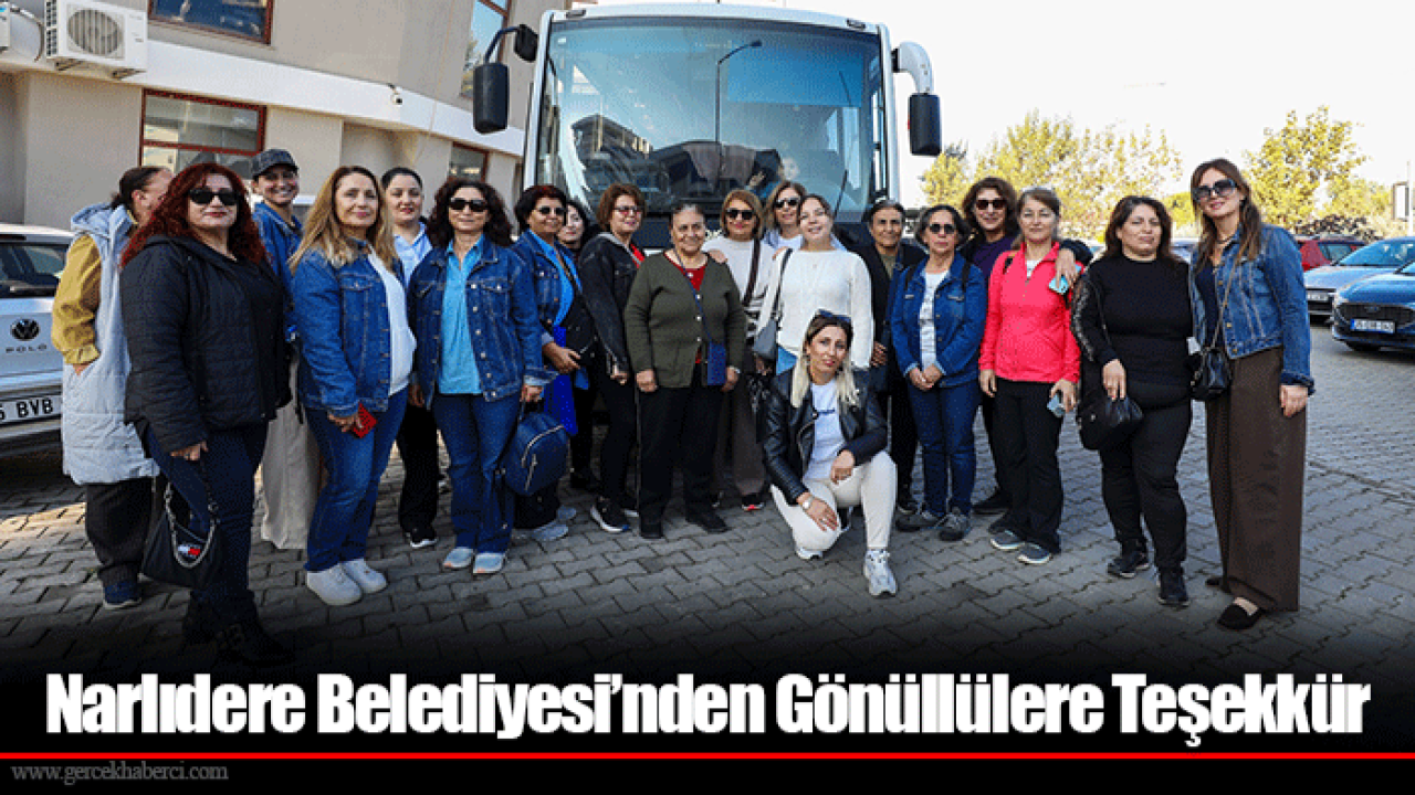 Narlıdere Belediyesi’nden Gönüllülere Teşekkür