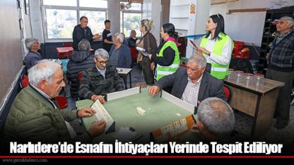 Narlıdere’de Esnafın İhtiyaçları Yerinde Tespit Ediliyor