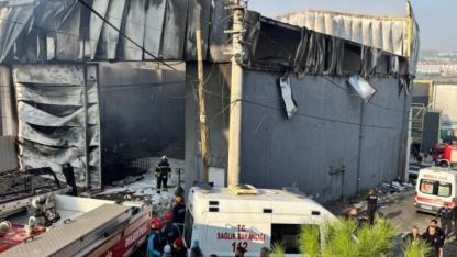 Parfüm deposu yanınca karşısındaki tesis mühürlendi