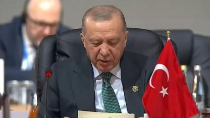 Cumhurbaşkanı Erdoğan: Kalıcı barışın yegane yolu iki devletli çözüm