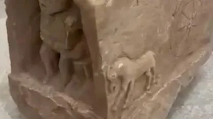 Roma dönemine ait mezar steli ele geçirildi: Değeri 5 milyon lira