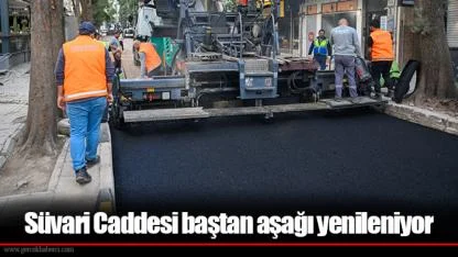 Süvari Caddesi baştan aşağı yenileniyor