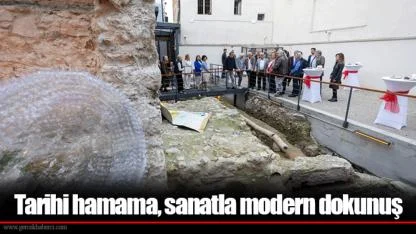 Tarihi hamama, sanatla modern dokunuş