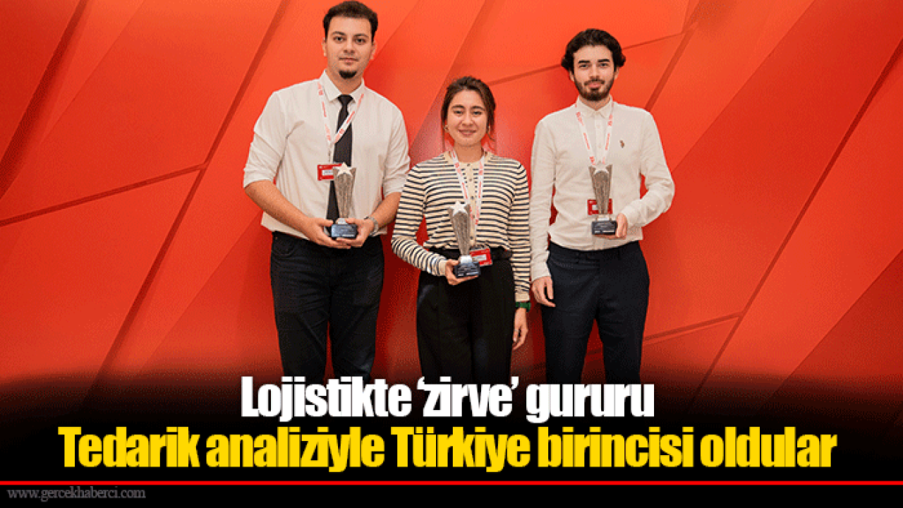 Tedarik analiziyle Türkiye birincisi oldular