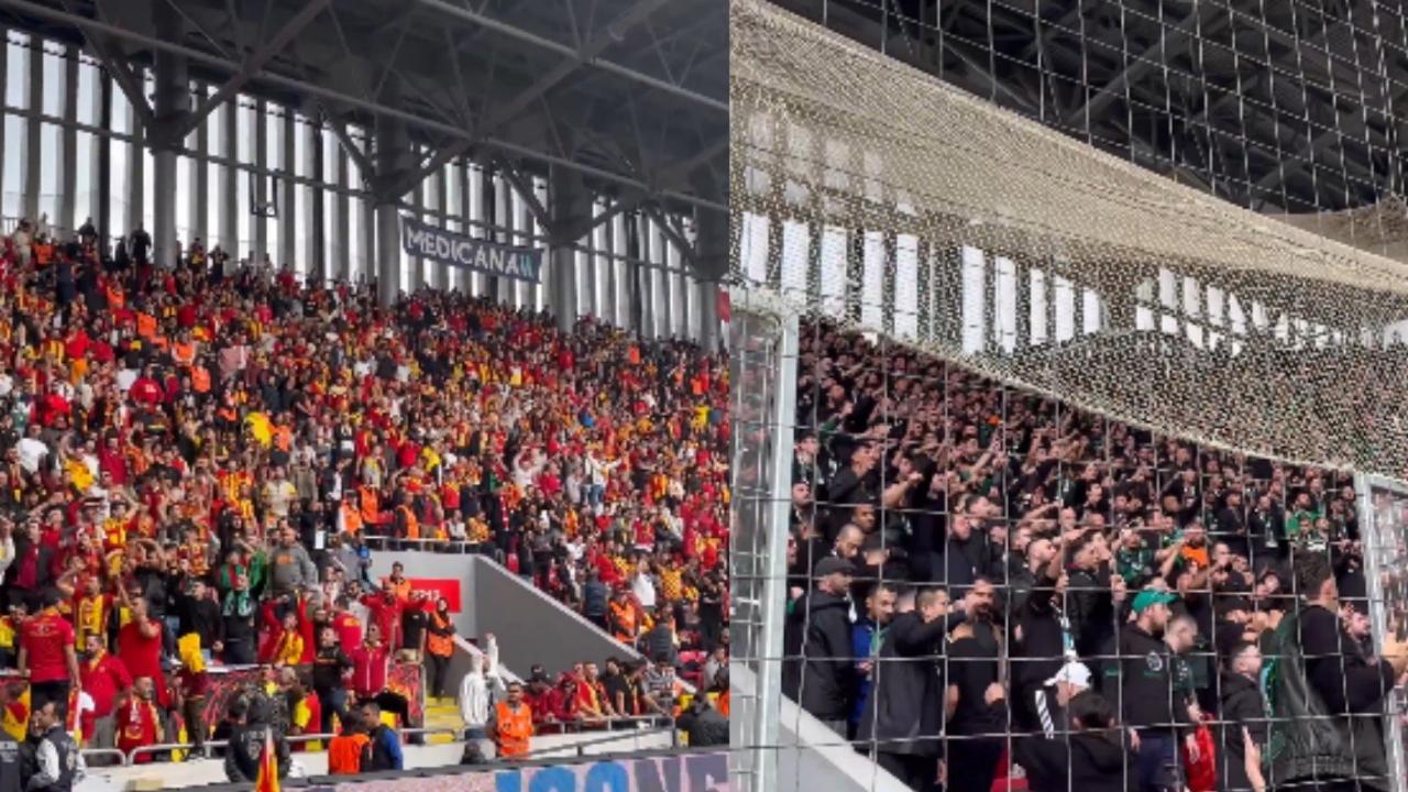 Teröristbaşı Öcalan ile görüşme kararına futbol stadyumlarından da tepki geldi