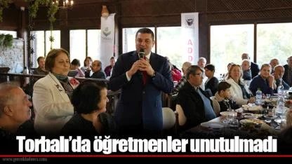 Torbalı’da öğretmenler unutulmadı!