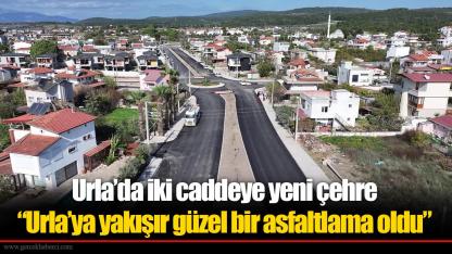 Urla’da iki caddeye yeni çehre