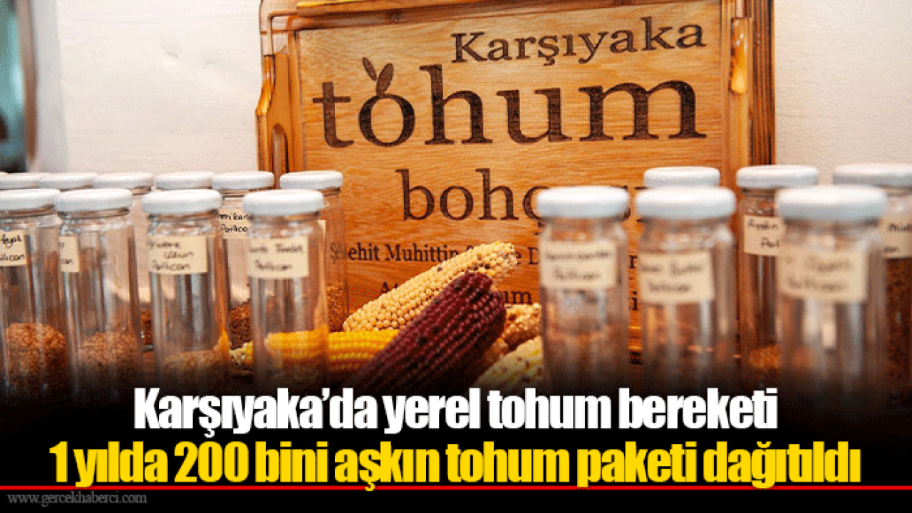 1 yılda 200 bini aşkın tohum paketi dağıtıldı