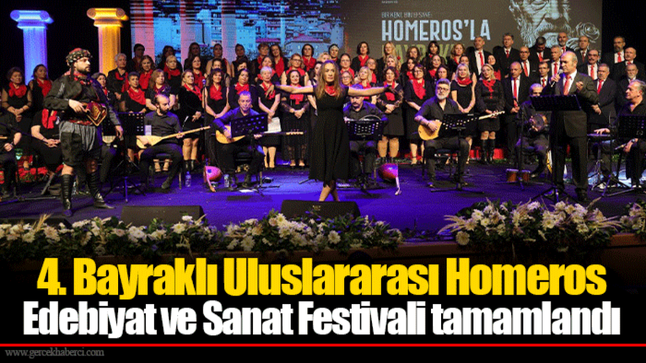 4. Bayraklı Uluslararası Homeros Edebiyat ve Sanat Festivali tamamlandı