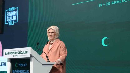 Emine Erdoğan, Bağımsızlık Öncüleri Zirvesi’nde konuştu: "2026’yı ’Bağımsızlık Yılı’ ilan ediyoruz"
