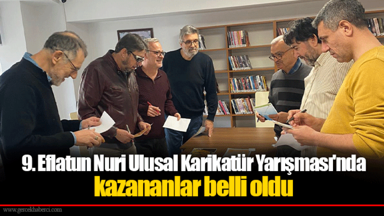 9. Eflatun Nuri Ulusal Karikatür Yarışması'nda kazananlar belli oldu