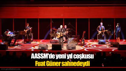AASSM'de yeni yıl coşkusu...Fuat Güner sahnedeydi