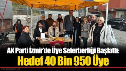 AK Parti İzmir’de Üye Seferberliği Başlattı: Hedef 40 Bin 950 Üye