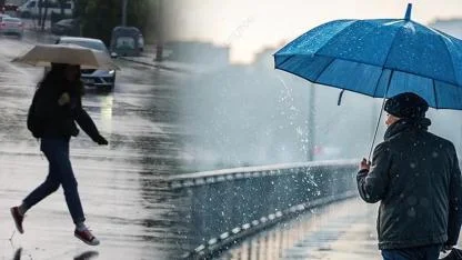 AKOM Saat Vererek Uyardı! Kuvvetli Sağanak Geliyor, Sıcaklıklar 10 Derece Birden Düşecek