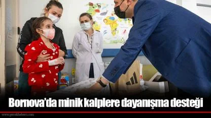 Bornova’da minik kalplere dayanışma desteği