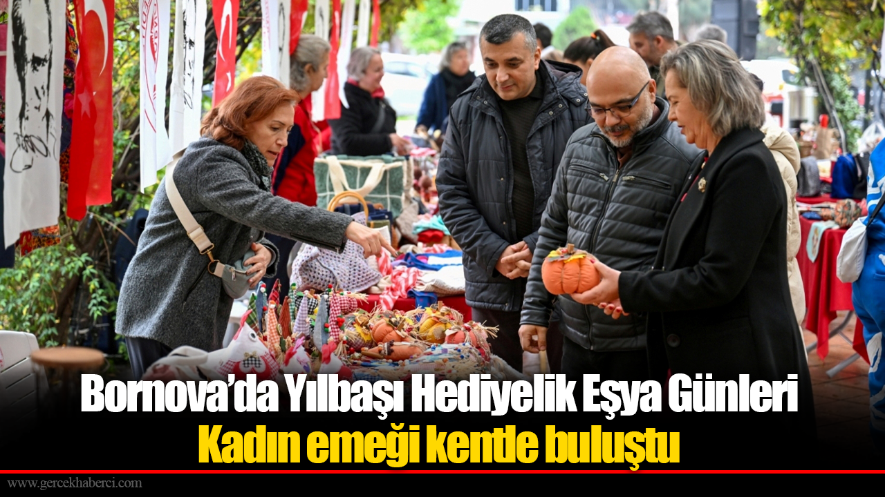 Bornova’da Yılbaşı Hediyelik Eşya Günleri