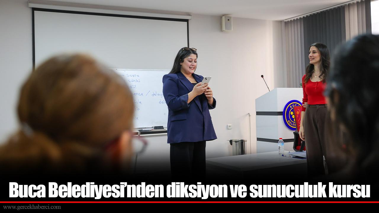 Buca Belediyesi’nden diksiyon ve sunuculuk kursu