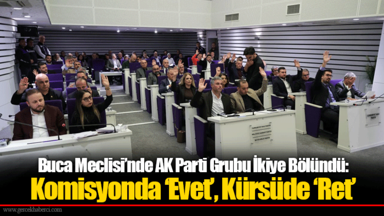 Buca Meclisi’nde AK Parti Grubu İkiye Bölündü: Komisyonda ‘Evet’, Kürsüde ‘Ret’
