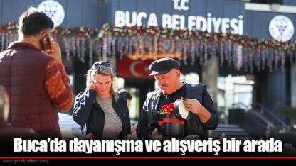 Buca’da dayanışma ve alışveriş bir arada