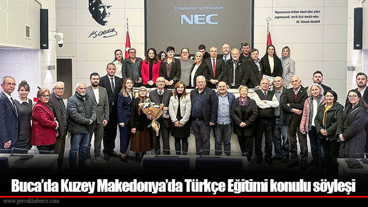 Buca’da Kuzey Makedonya’da Türkçe Eğitimi konulu söyleşi
